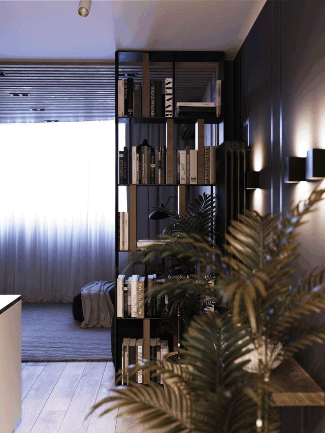 轻奢与空间感！39平米一居室装修得当如此巧妙！